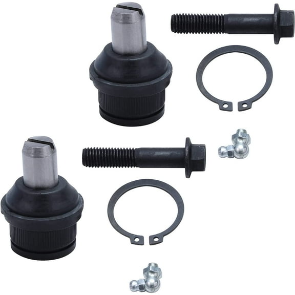 Detroit Axle - Both (2) Front Driver & Passenger Side Upper Ball Joints Replacement for Ford E-150 E-250 E-350 Fits select: 2006 FORD ECONOLINE E250 VAN, 2012 FORD ECONOLINE E350 SUPER DUTY VAN