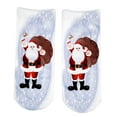 thumbnail image 1 of Calcetines de moda Low Crew Calcetines cortos de Navidad transpirables para niñas y Hombres Santa púrpura Salvador Dali calcetines de dibujos animados para mujer, 1 of 3