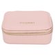 thumbnail image 1 of Daboolka PU maquillaje lápiz labial bolsa de almacenamiento organizador titular con mini espejo (rosa), 1 of 8