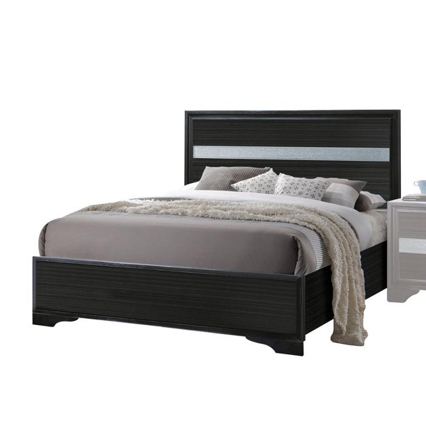 Bed, Twin, Black Finish