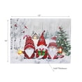 thumbnail image 2 of Christmas Led Tolvas Mall Art Triple Gnome 12X16, 2 of 3