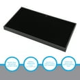 thumbnail image 5 of Large Black Faux Leather Open Top Tray - 14 3/4L” x 8 1/4"W x 1”D - Set of 3, 5 of 7