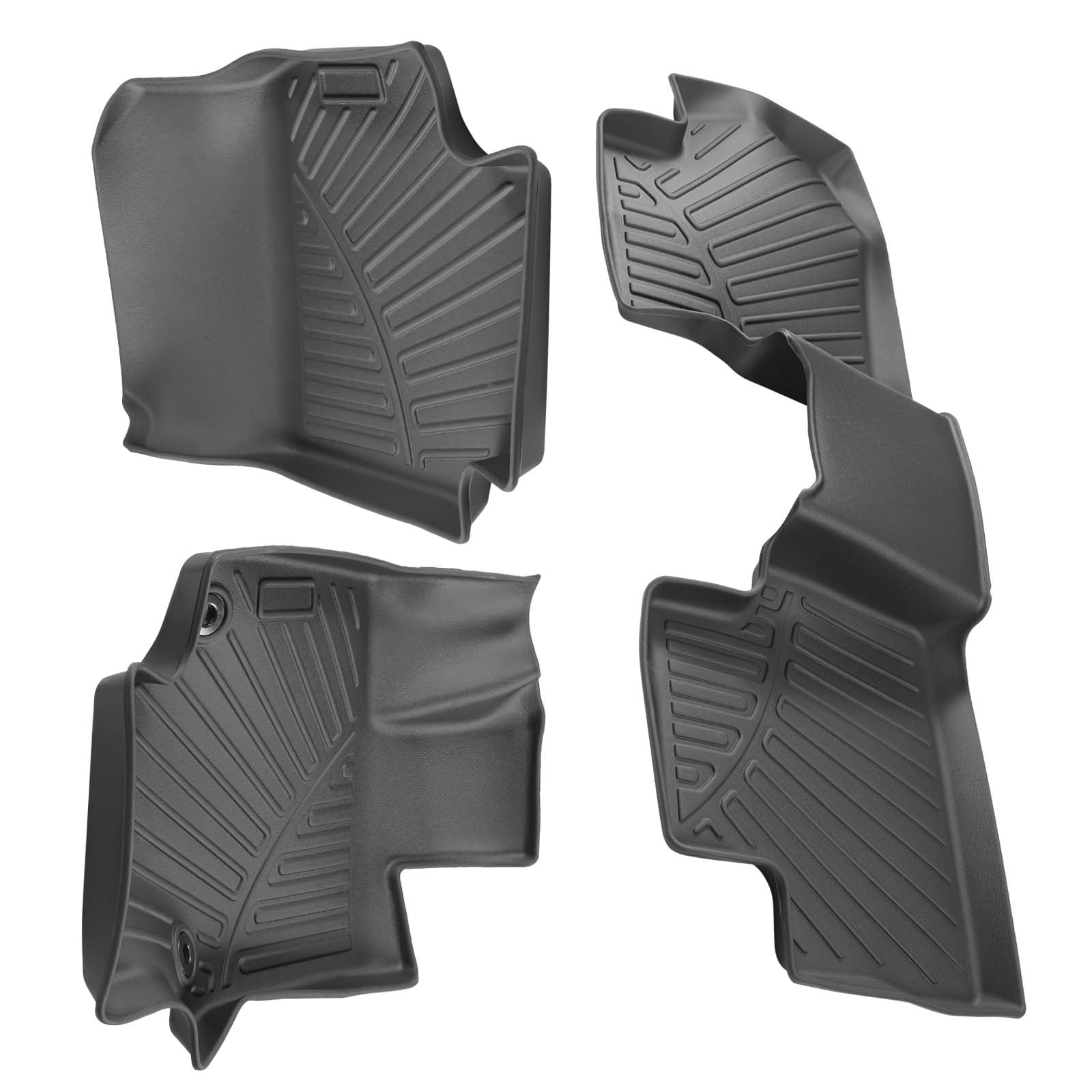 Maxpeedingrods 3D All Weather TPE Floor Mats For Toyota RAV4 Hybrid Only 2019 2020-2024 Rubber
