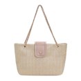 thumbnail image 2 of Bolsa cruzado para mujer, Bolsa de mano femenino de paja de verano a la moda para viajes de vacaciones en la playa Likrtyny Para Estrenar, 2 of 9
