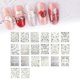 thumbnail image 2 of 5D Embossed Nail Art Stickers Butterfly Flower Nail Decals Self Adhesive Nail Design Stickers for Nail Art Decorations, 2 of 4