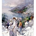 thumbnail image 2 of Haenraets, Willem 20x22 Gold Ornate Wood Framed with Double Matting Museum Art Print Titled - An unforgetable view, 2 of 4