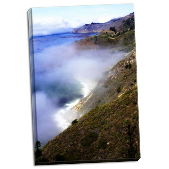 Gango Home Decor California Coast 1 by Alan Hausenflock (Ready to Hang); One 24x36in Hand-Stretched Canvas