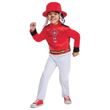 Disguise Toddler Girls Paw Patrol Marshall Puppy Dog Costume Jumpsuit & Hat 3-4T