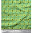 thumbnail image 1 of Soimoi Green Poly Georgette Fabric Colorful Bottle Print Fabric by the Yard 42 Inch Wide, 1 of 1