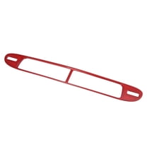 Red Car Center Air Conditioner Outlet Vent Trim Cover Interior Accessories for Chevrolet Camaro 2010-2015