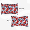 thumbnail image 4 of Fotbe Leaves And Flowers Pillow Cases - Envelope Closure - Luxury, Extra Soft, Cooling Pillow Covers - Wrinkle, Fade, Stain Resistant-14"x20", 4 of 8