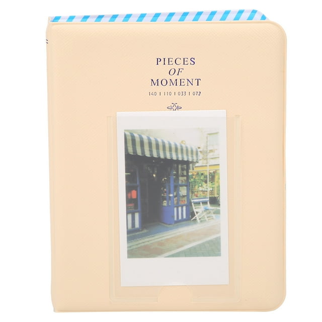 Estuche de almacenamiento de fotos de 3 pulgadas y 64 bolsillos para miniálbum de fotos para Instax mini 11/9/7s/25/70/90