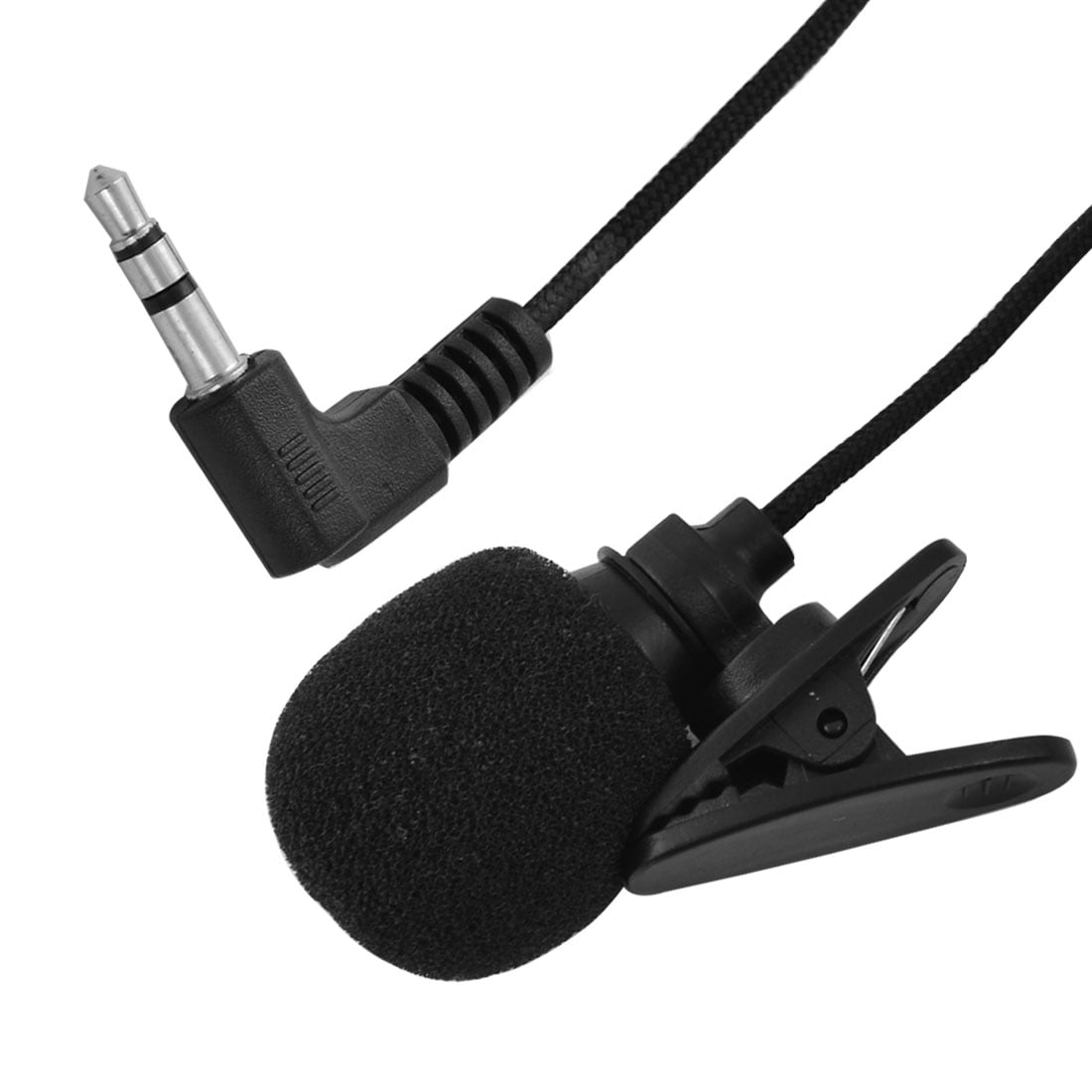 Lavalier Lapel Tie Wired Microphone Clipon Mic Condenser for