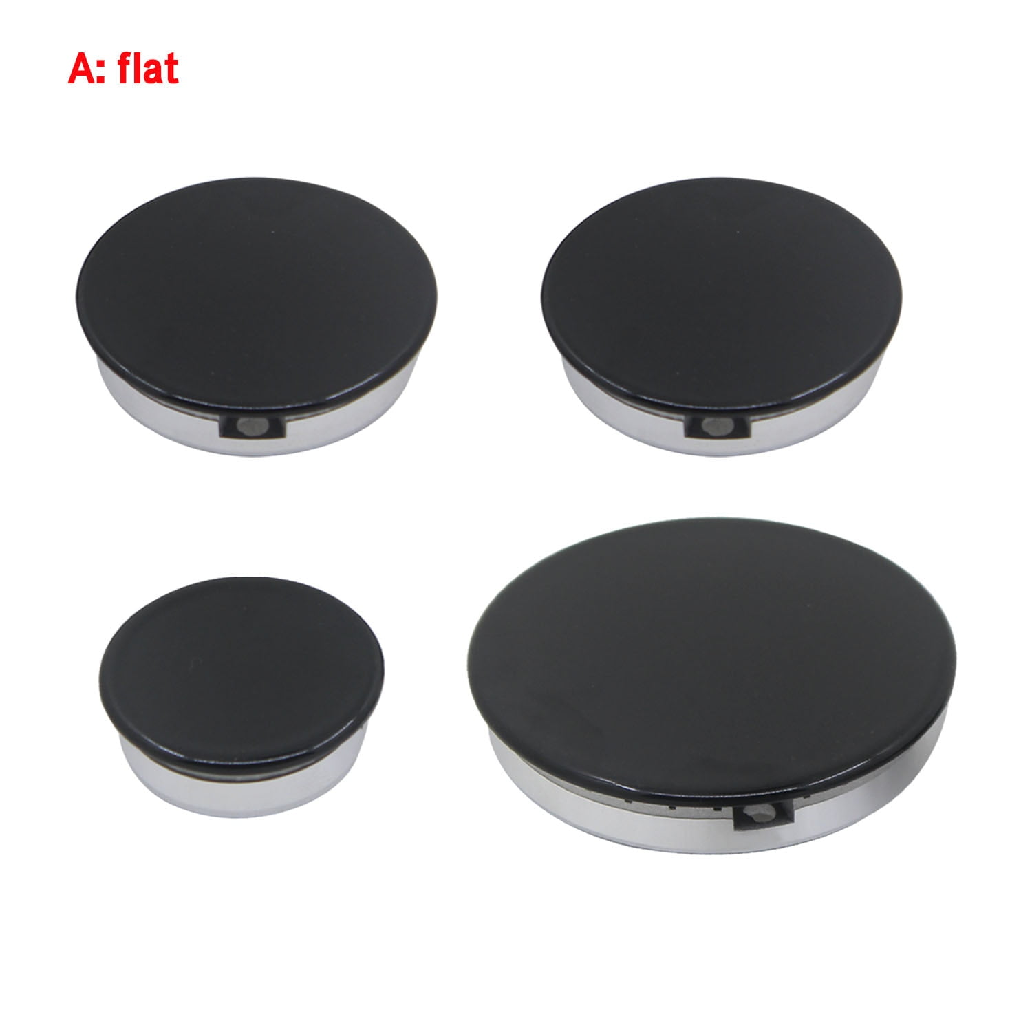 Universal Cooker & Oven Hob Gas Burner Crown & Flame Cap Cover Flat