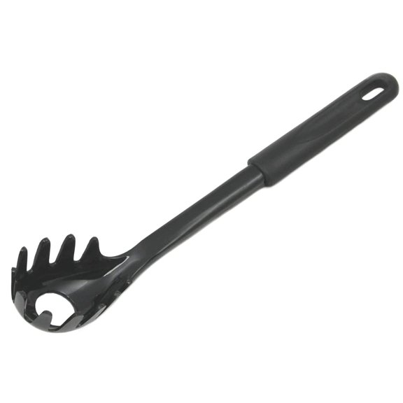 Chef Craft Basic Nylon Spaghetti/Pasta Fork, 11.5 inch, Black