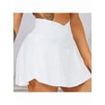 thumbnail image 2 of Women Tennis Skirts with Pockets High Waisted Golf Skirts Athletic Skorts Pleated Mini Skirt Workout White L, 2 of 4