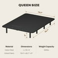 thumbnail image 4 of FunniHomi Durable Motor Adjustable Bed Frame Queen Size with Remote, Foot and Head Adjustable, Whisper Quiet, 4 of 12