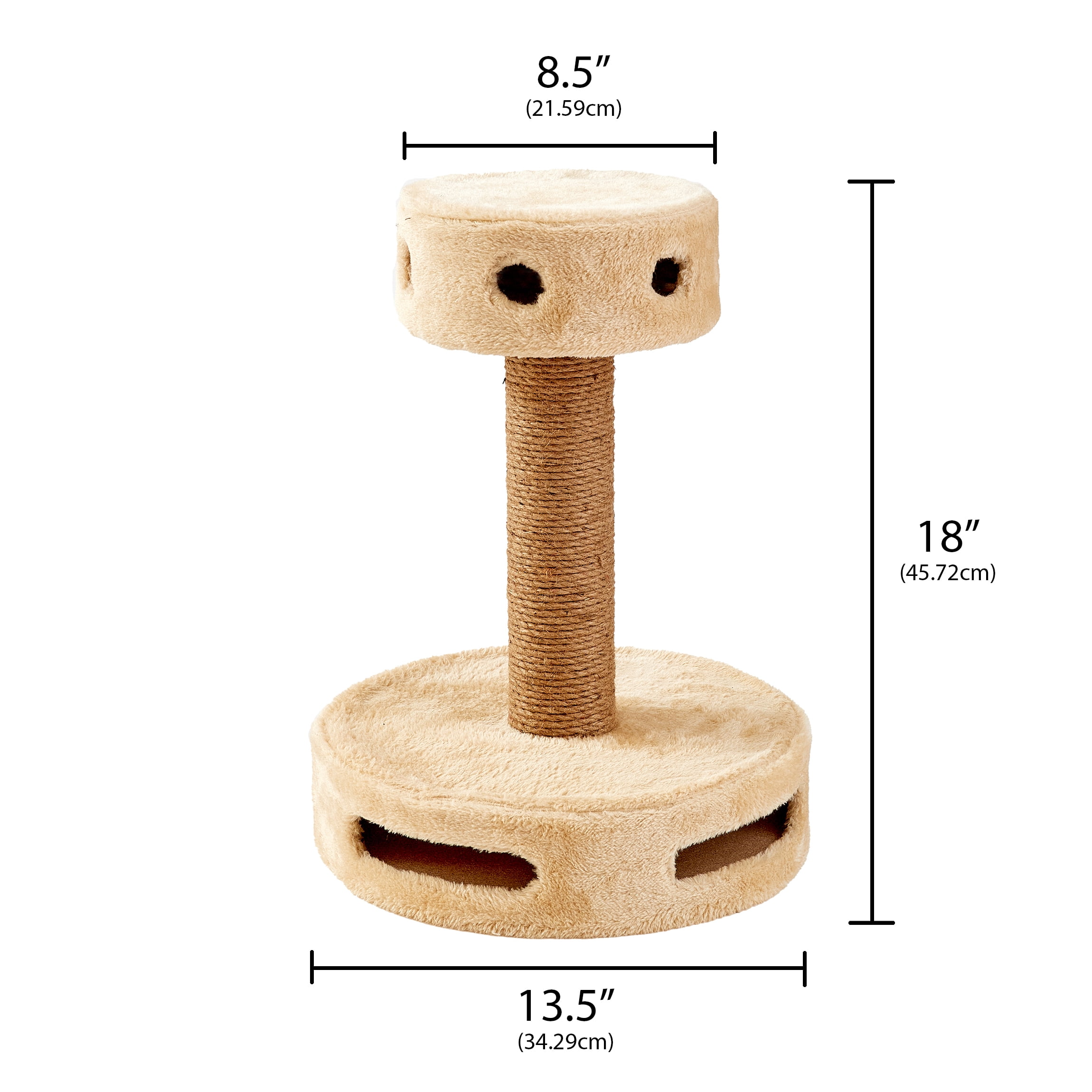 Two by Two Norfolk -  Scratching Post Cat Furniture -  in. Tall