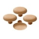 thumbnail image 4 of 4 ganchos de madera para colgar en la pared con asas de madera, decoración de diseño nórdico versátil. Oval, 4 of 9