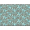 thumbnail image 1 of Ahgly Company Machine Washable Indoor Rectangle Transitional Tiffany Blue Area Rugs, 6' x 9', 1 of 7