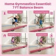 thumbnail image 7 of ELLEGNT Folding Gymnastic Beam with Handles – 7FT Portable Floor Balance Beam for Gymnasts, 7 of 7