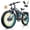 blue, variant on 8000W Dual Motor Electric Bike, 26"x4" Fat Tire E-Bike with 60V 25Ah Battery, up to 50 MPH & 105-Mile Rang, Full Suspension