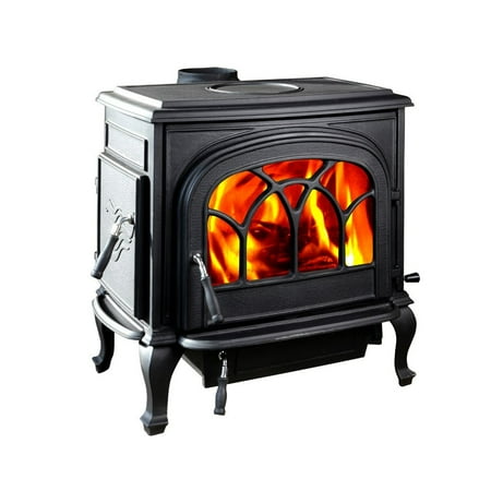 - HiFlame Stallion HF737U Double Door Large 2200sq ft Wood Burning Stove