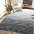thumbnail image 3 of Tzou Large Washable Area Rug 10x13 for Living Room, Modern Gradient Carpet, Anti-Slip, Low Pile, Gray, 3 of 7