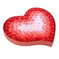thumbnail image 4 of Whataatahia 99 Rosa Flor Jabón Flor Simulación Ramo Día de San Valentín Regalo romántico con caja (Rojo), 4 of 8
