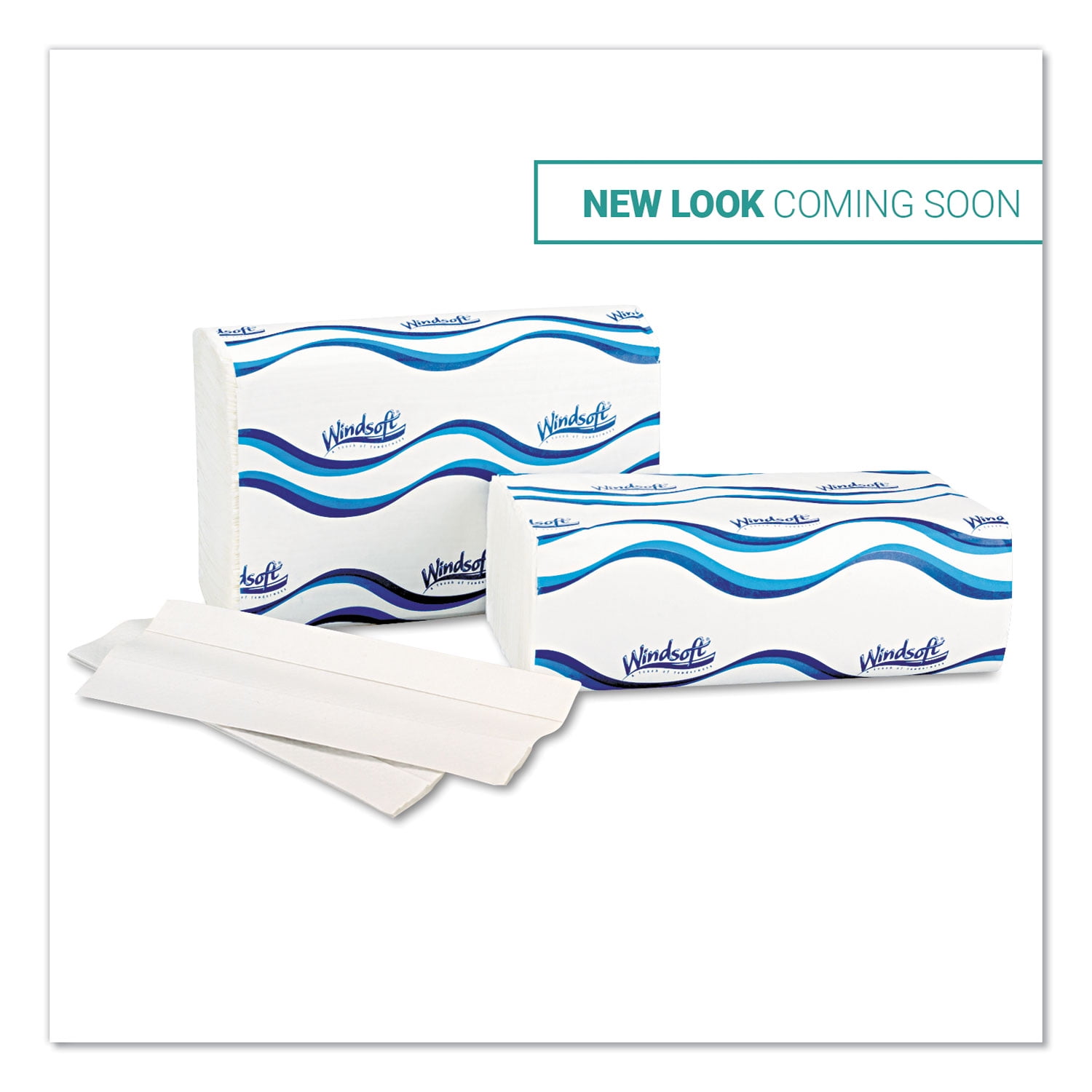 Windsoft 101 Embossed C-Fold Paper Towels, 10.1 x 13.2, White, 200-Pack, 12 Packs-Carton