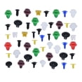 thumbnail image 4 of VONKY Push Pins Universal Plastic Fastener for Car Fender Bumper Interior Panel Trim Rivet Color Size Random, 100pcs, 4 of 9