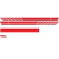thumbnail image 4 of Walbest Universal Car Auto Sporty Racing Stripe Sticker Set, 2 Pack Rearview Mirror Stickers + 1Pack Car Hood Sticker + 2 Pack Car Body Stickers, 4 of 7