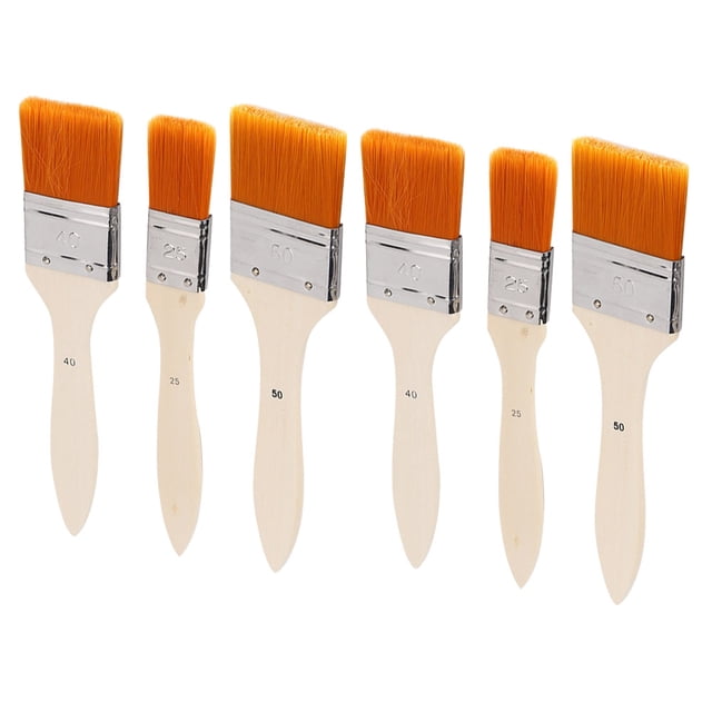 Pincel, 6 piezas Pincel para pintar al óleo Herramienta para pintar Pincel para pintar al óleo Diseño revolucionario