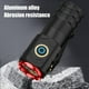 thumbnail image 5 of Linterna LED Recargable de Alta Potencia USB | Antorcha Portátil Súper Brillante con 5 Modos | Luz de Emergencia con Cola Magnética para Exterior | Aleación de Aluminio Portátil | Camping, 5 of 9