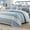 Blue/Grey, variant on Bedduvit Quilt Bedspread for Queen Bed, 100% Cotton Gold Yellow Gray Floral Striped Reversible Quilts, Lightweight Farmhouse Summer Fall Printed Queen Quilt Comforter Set, 3-Piece 98"x90"