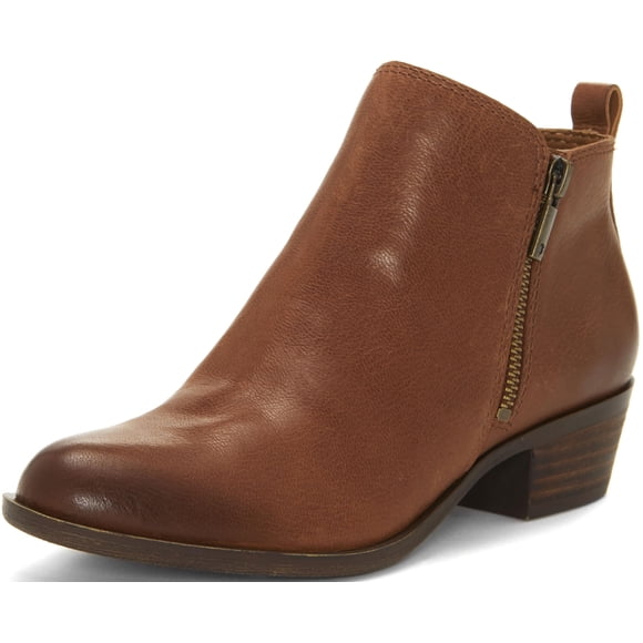 Botines Lucky Brand Basel color Toffee con tacón de 4 cm