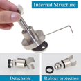 thumbnail image 4 of Soporte para cabezal de ducha Soporte para cabezal de ducha de acero inoxidable 304 Soporte universal para ducha de mano Soporte para ducha ajustable, 4 of 5