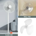 thumbnail image 3 of unbranded Fan Blade Universal For Pedestal Fan Plastic Low Noise Replacement 1Pcs, 3 of 8