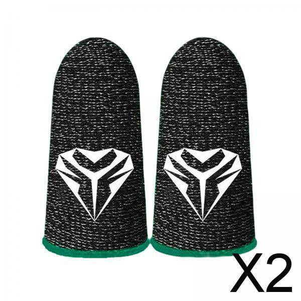 2x 2 Uds Funda para para Juegos Controlador de Juego Transpirable Funda para El Pulgar Antisudor para Juegos Móviles No 2 piezas