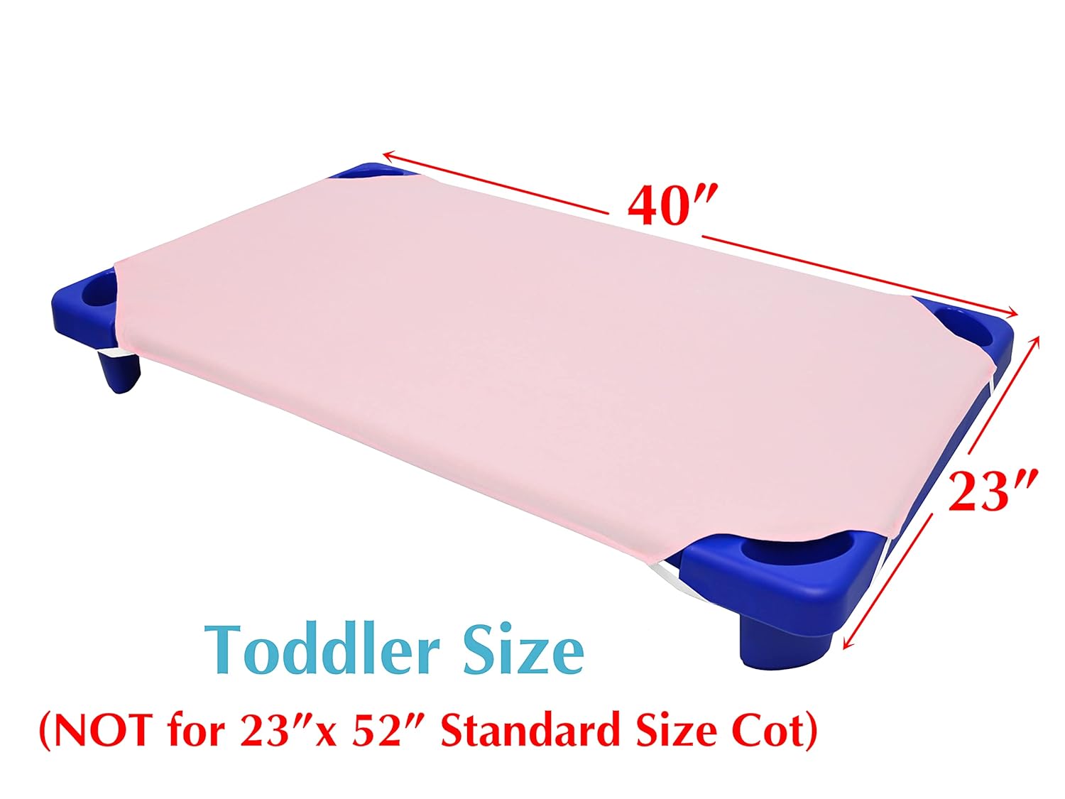 American Baby Company 100 Natural Cotton Percale Toddler Daycare Pre School Cot Sheet Pink Soft Breathable for Girls 23 x 40 Walmart