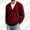 Red, variant on LYSMORA Men's V Neck Button Front Knit Cardigan Long Sleeve Rib Cuff Sweater for Daily Outings and Casual Meetups