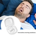 thumbnail image 3 of Tnobhg 2Pcs Tongue Retainer Improved Sleep Quality Optimal Airflow Snore Destroy Silicone Tongue Cover for Night, 3 of 7