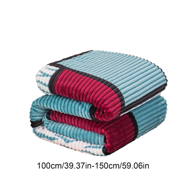 Ohufall Cooling Comforter Flannel Throw Blanket Lightweight Quilt Soft Multifunctional Washable Summer Bedding For Nap Gift 39 Inches By 59 Inches Back To School