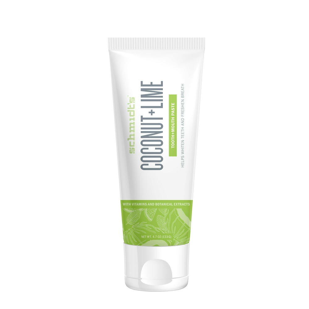 Schmidt's Coconut Lime Toothpaste, 4.7 oz