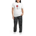 thumbnail image 5 of CafePress - Algeria Under The Magnifying Glass Pajamas - Women's Short Sleeve Print T-Shirt and Pants Light Cotton Pajama Set, 5 of 7