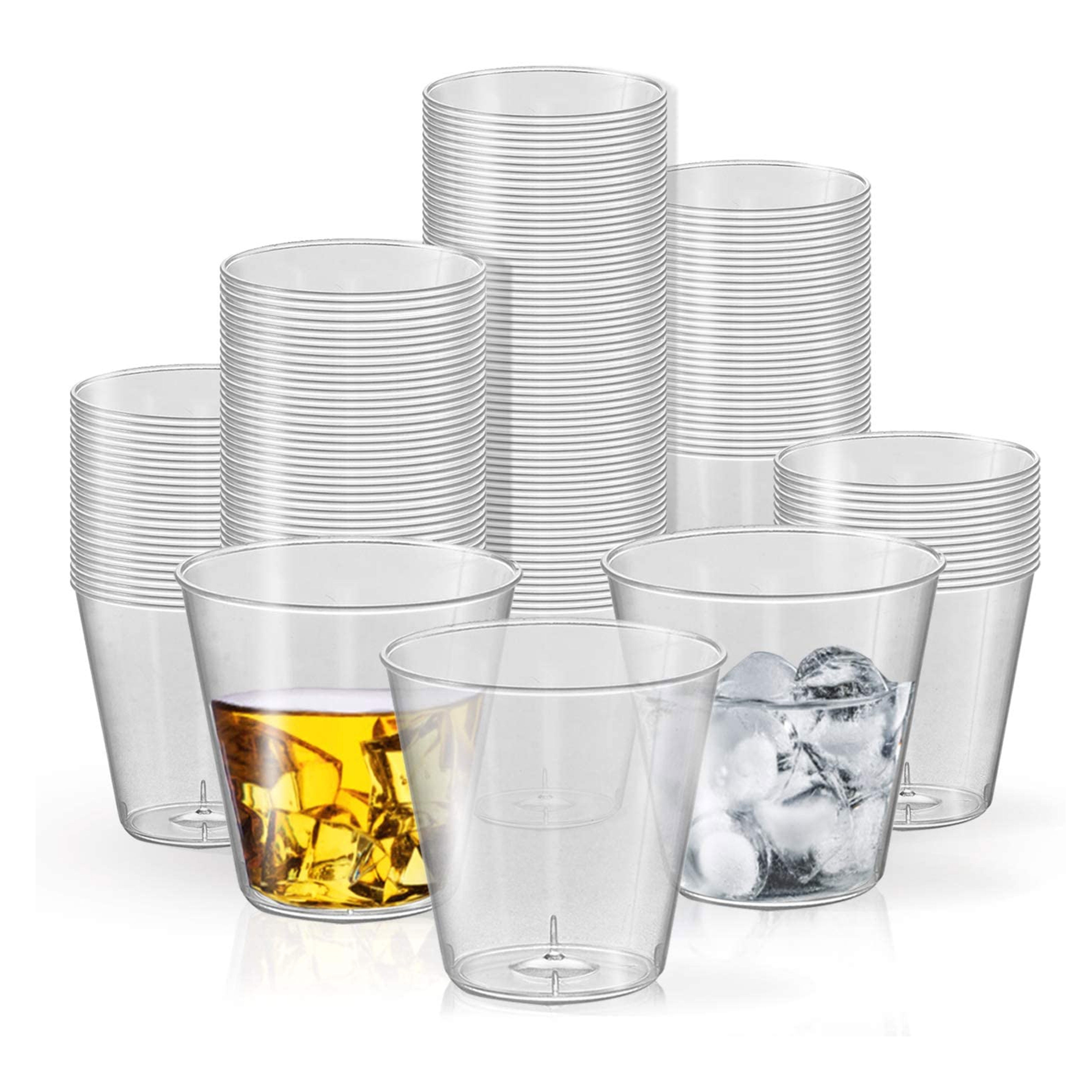 72 Disposable plastic Coloured Party Shot Glass,Essential Cup for all parties 