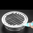 thumbnail image 3 of Grille de Ventilation Ronde en Acier Inoxydable 70-300Mm Outil de Ventilation pour Conduit Mural Extérieur, 3 of 8