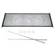 thumbnail image 3 of Valla de seguridad plegable de malla para cachorros, puerta de aislamiento para mascotas, para exteriores Negro1 180x72cm, 3 of 9