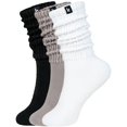 thumbnail image 1 of Medias Kamo Fitness Cozy para Mujer 3 Pares con Diseño Arrugado y Caño Largo, 1 of 5