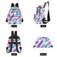 thumbnail image 4 of FORMRS Mini Backpack Purse for Women Travel Daypack Casual Shoulder Bag, Purple Drawing, 4 of 7